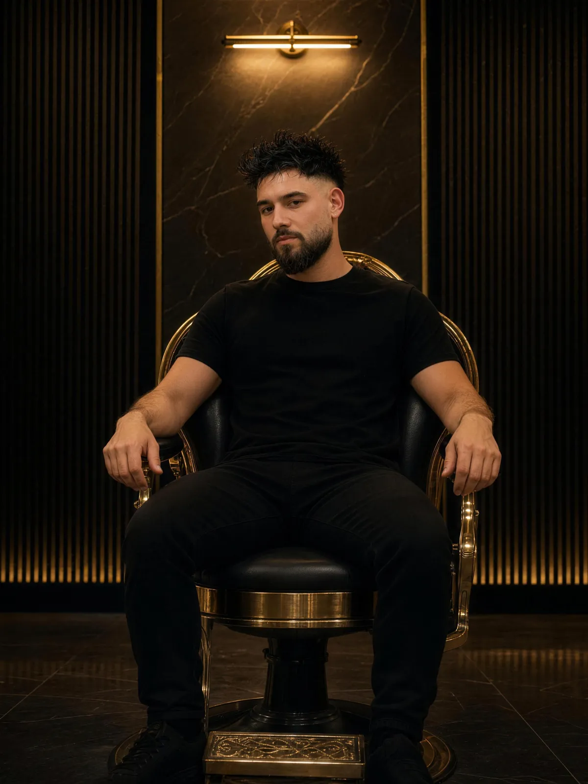 Precision haircut Nº 03 by barber Rowaid Hanna at King Kutz Original, Hamilton